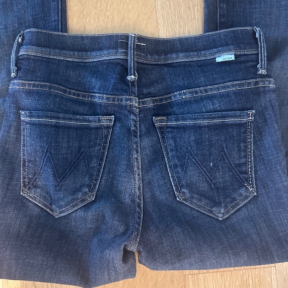 Mother The Cruiser Flare Jeans in Clean Sweep Size 25 - Picture 7 of 13